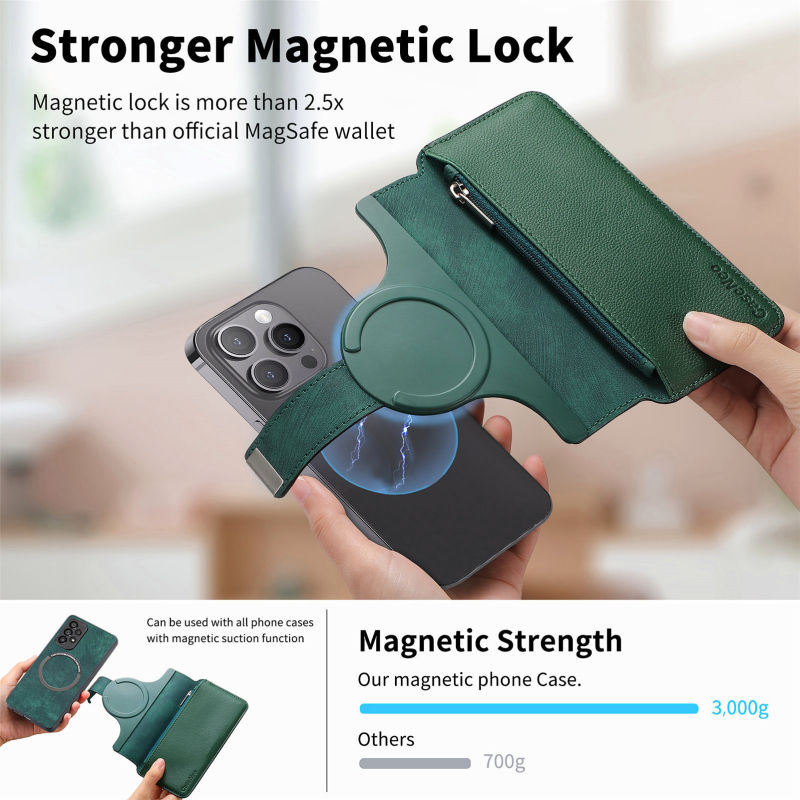 MagSafe RFID držač kartica za iPhone — prenosni organizator za kartice i novčiće