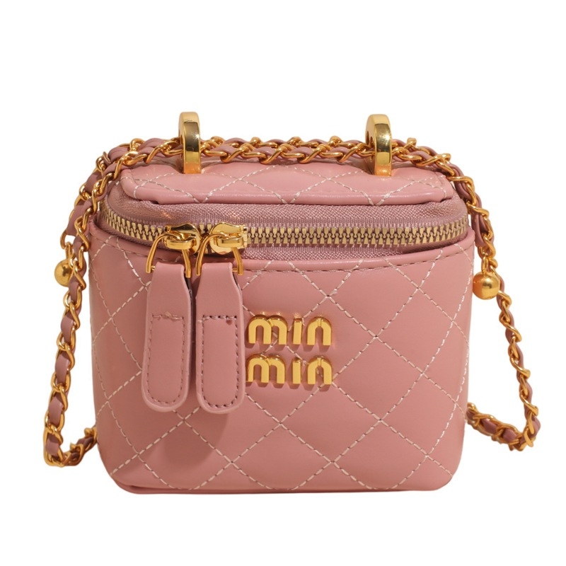 Nova torbica preko ramena, mini kvadratna torbica s lancem, modni dodatak za djevojke, crossbody, mini torbica za ruž