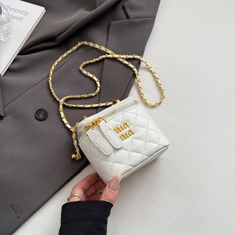 Nova torbica preko ramena, mini kvadratna torbica s lancem, modni dodatak za djevojke, crossbody, mini torbica za ruž