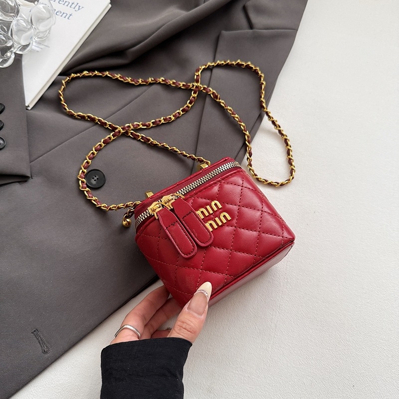 Nova torbica preko ramena, mini kvadratna torbica s lancem, modni dodatak za djevojke, crossbody, mini torbica za ruž