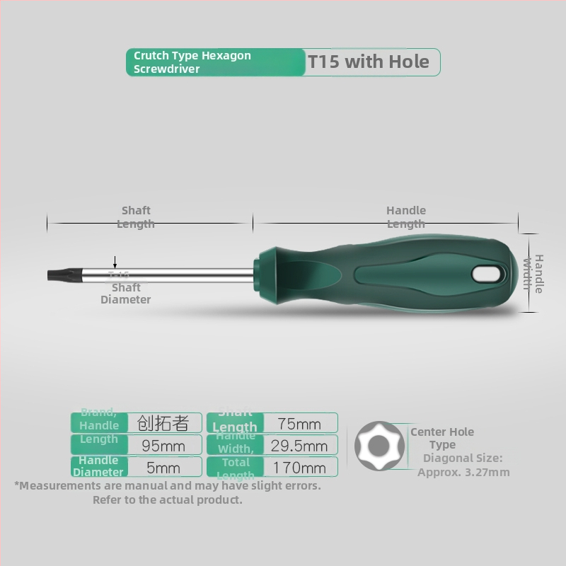 Sada skrutkovačov Torx s predĺženou tyčou 40 cm, veľkosti T5-T30, s dierkami aj bez dierok