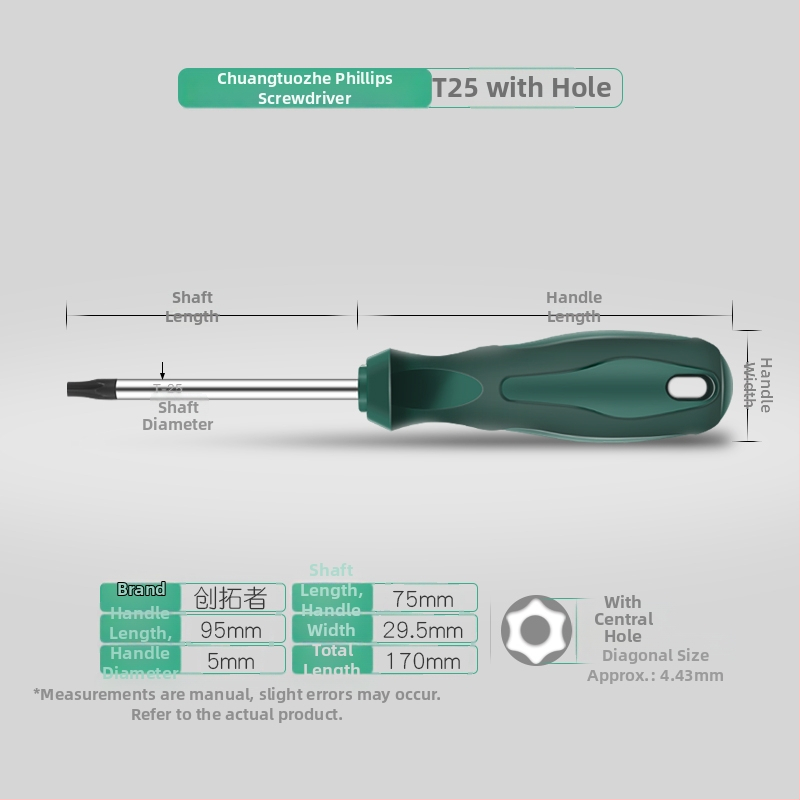 Sada skrutkovačov Torx s predĺženou tyčou 40 cm, veľkosti T5-T30, s dierkami aj bez dierok