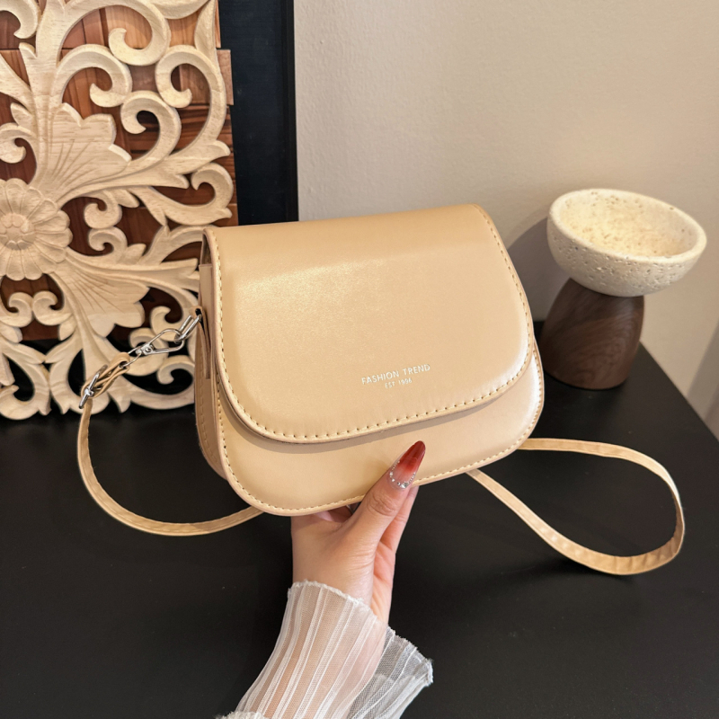 PU kožna torbica u stilu sedla, mala kvadratna crossbody torba za svakodnevnu upotrebu, korejskog stila, jesen 2025