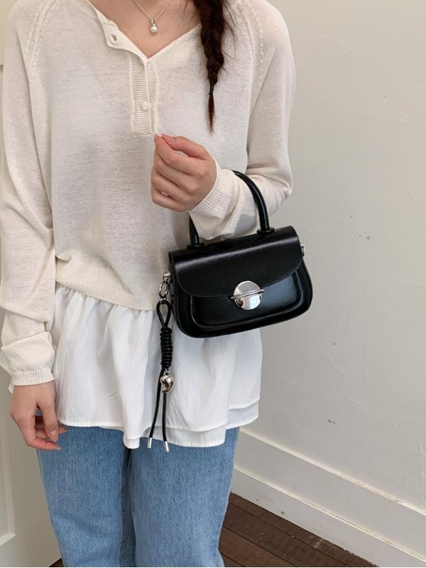Ženska torba tipa sedlo preko ramena, Yavanka, 2026 novi model, svestrana crossbody torba u korejskom stilu, kompaktna kvadratna torba