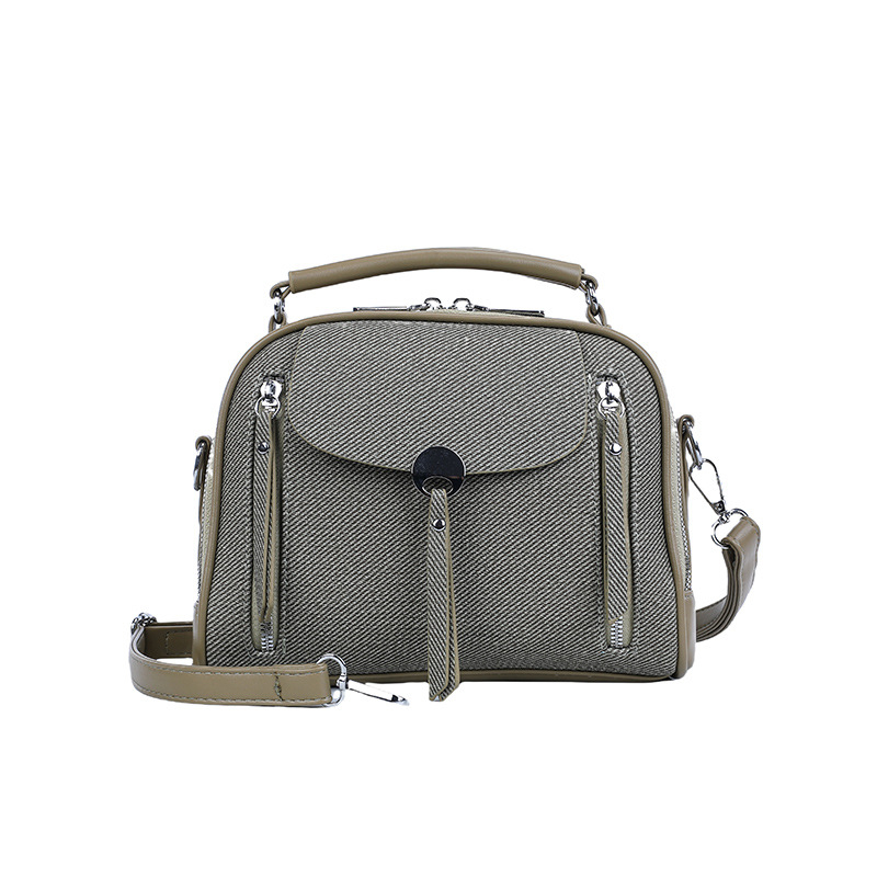 Lanxi PU sedlo torba - srednje veličine, ovalni oblik, crossbody nošenje, unutarnja džep sa zipom