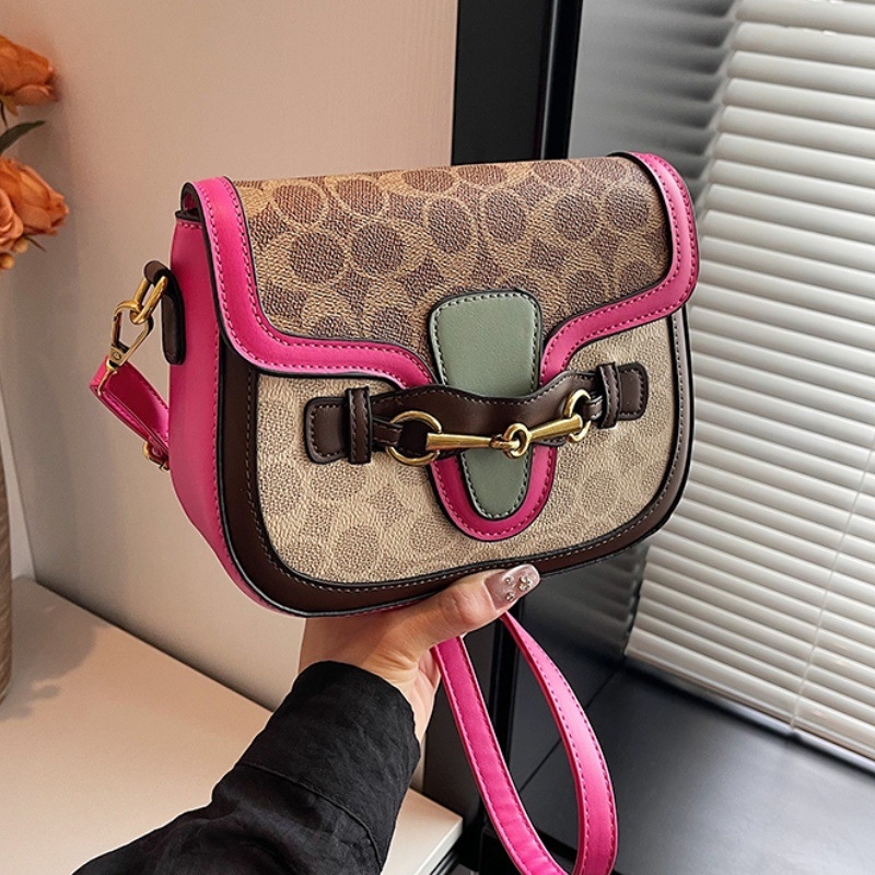 Ženska crossbody torbica u stilu sedla, 2026 novi trend, retro stil, široka naramenica