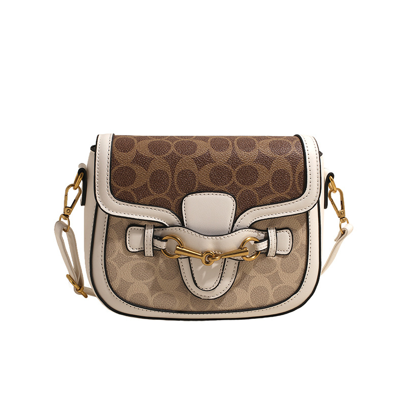 Ženska crossbody torbica u stilu sedla, 2026 novi trend, retro stil, široka naramenica