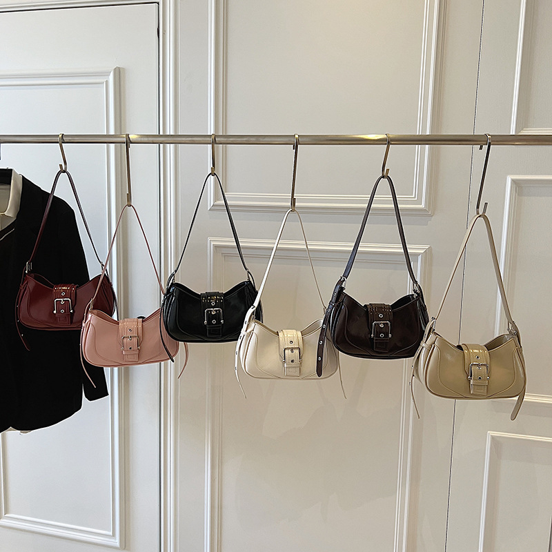 Ženska Saddle Bag, ljeto 2025, jednostrani remen za ramena, minimalistički dizajn, sintetička koža, srednja veličina