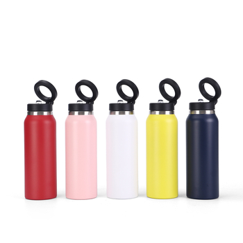 Termos magnetic spațial, capacitate mare, din oțel inoxidabil 304, izolație, cu mâner, recipient portabil pentru apă sport