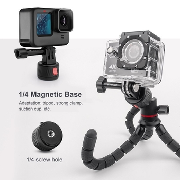 Puluz Fat Cow magnetska osnova za akcijske kamere, kompatibilna s GoPro stabilizatorom i Insta360 dodatkom