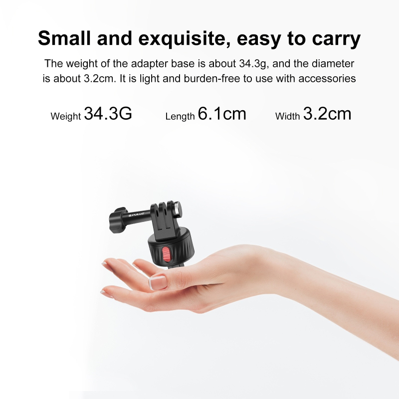 Puluz Fat Cow magnetska osnova za akcijske kamere, kompatibilna s GoPro stabilizatorom i Insta360 dodatkom