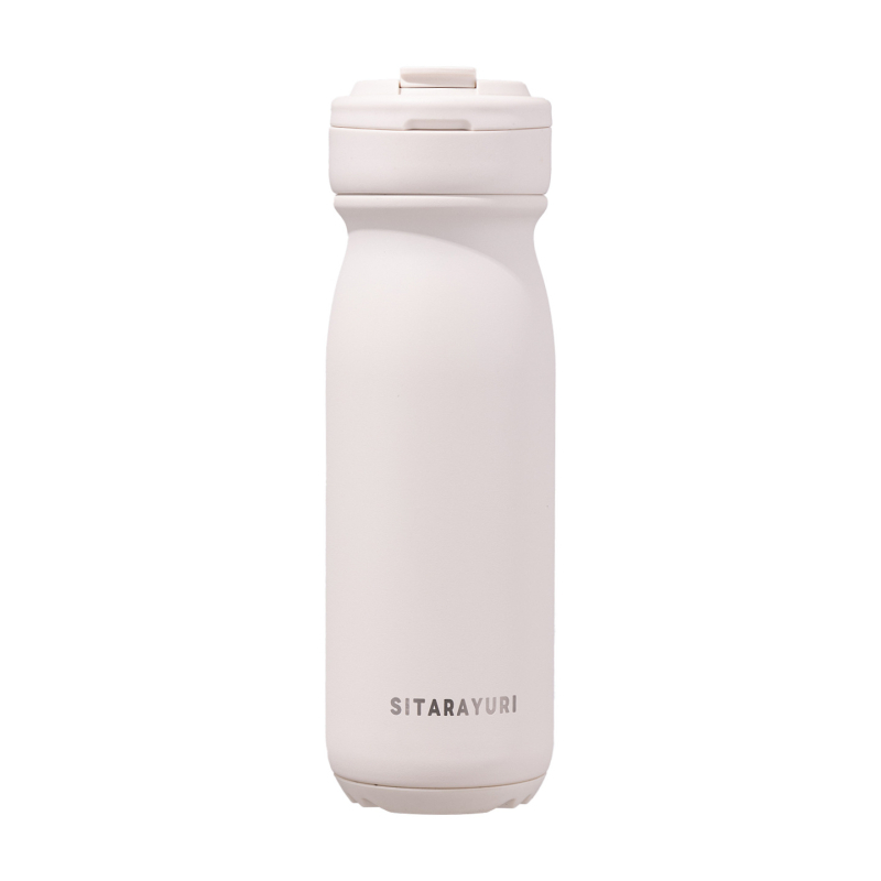 Cană izolată din oțel inoxidabil 304, pentru exterior, design minimalist, capac rotativ