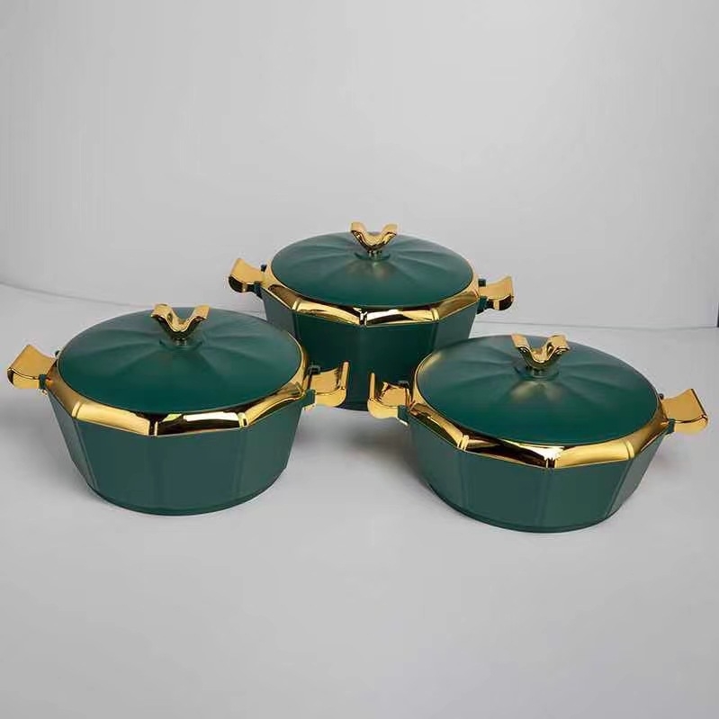 Noul model set de prânz izolat din trei piese, 2L/2.5L/3L, model colorat