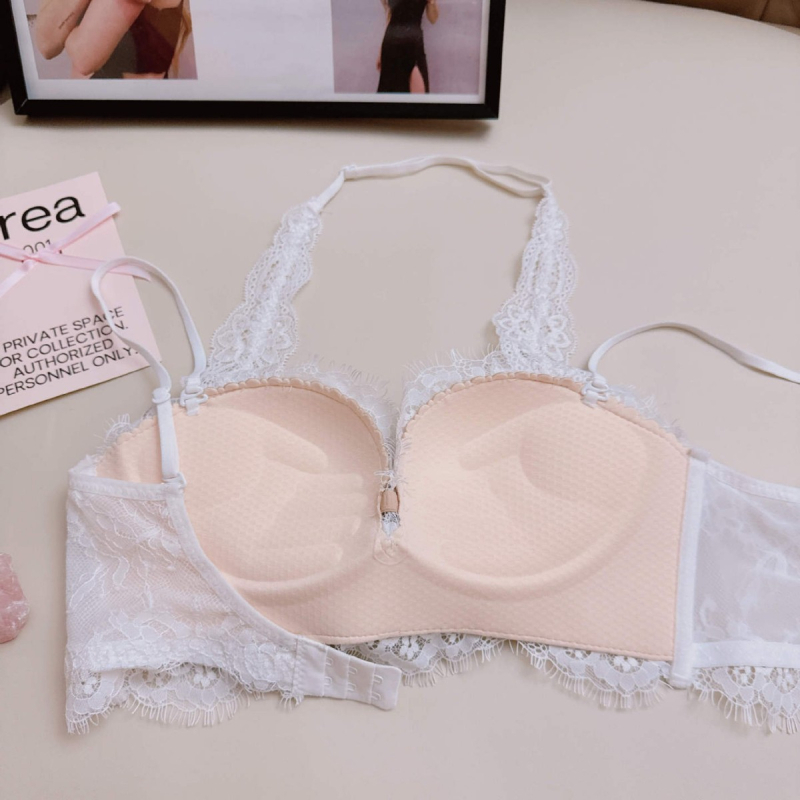 9688 Halter grudnjak za žene s malim grudima, seksi čipkan bez žice