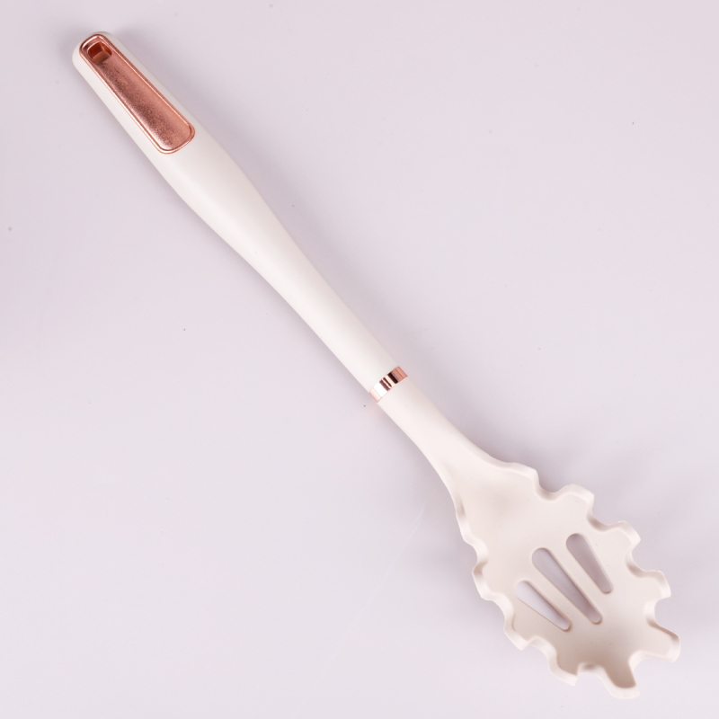 Spatulă din silicon alb, de calitate alimentară, rezistentă la temperaturi înalte, pentru uz casnic, spatulă antiaderentă pentru tigăi, ustensile de bucătărie, spatulă de gătit și lingură de supă