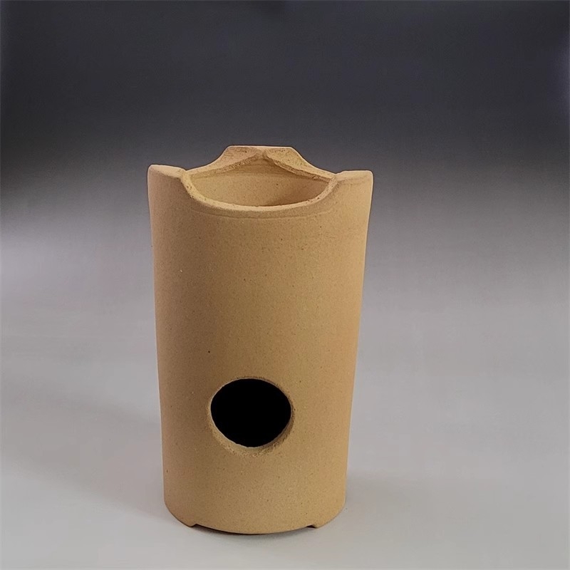 Set de ceai din ceramică rezistentă la temperaturi înalte, cu gură rotundă și înălțime, sobă cu cărbuni pentru prepararea ceaiului; ceainic ceramic pentru exterior