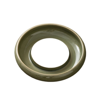 Set ceramic pentru ceremonia ceaiului în stil Zen, inspirat de wabi-sabi: suport pentru ceainic, tavă de servire ceai, recipient pentru depozitarea apei și plăcuță pentru infuzare uscată