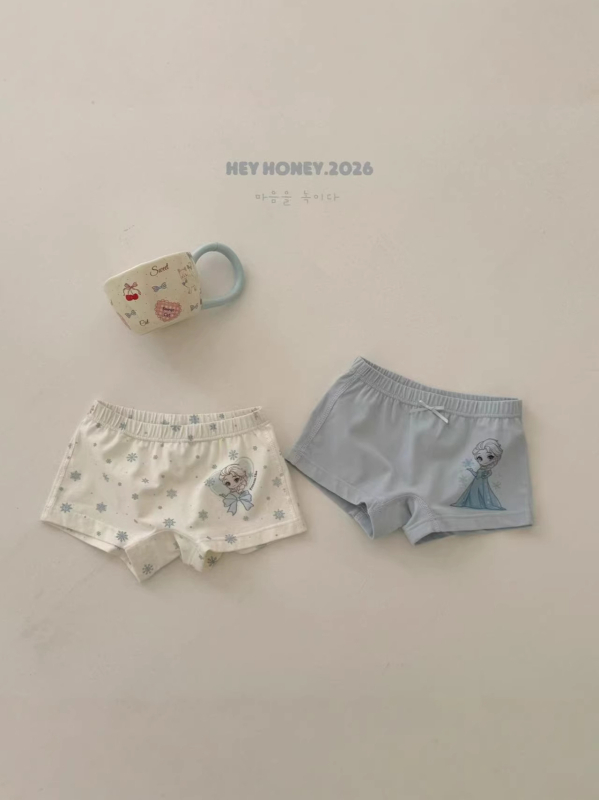 Chiloți din bumbac pentru copii, set de două piese, imprimeu cu personaje desen animate, Hey Honey26, pentru băieți și fete, vară.