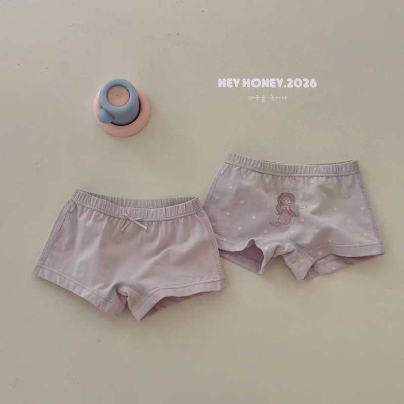 Chiloți din bumbac pentru copii, set de două piese, imprimeu cu personaje desen animate, Hey Honey26, pentru băieți și fete, vară.
