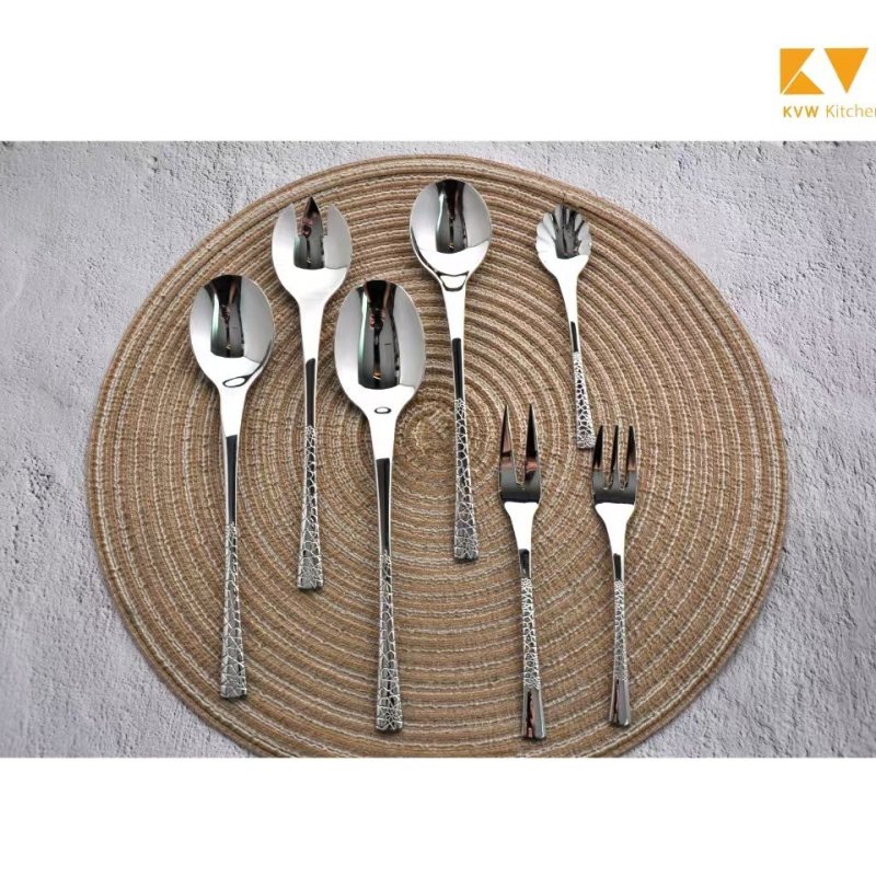 Set de tacâmuri din oțel inoxidabil, 72 de piese, cutie cadou – tacâmuri de stil occidental: cuțit, furcă și lingură, oțel inoxidabil 304, finisaj oglindă