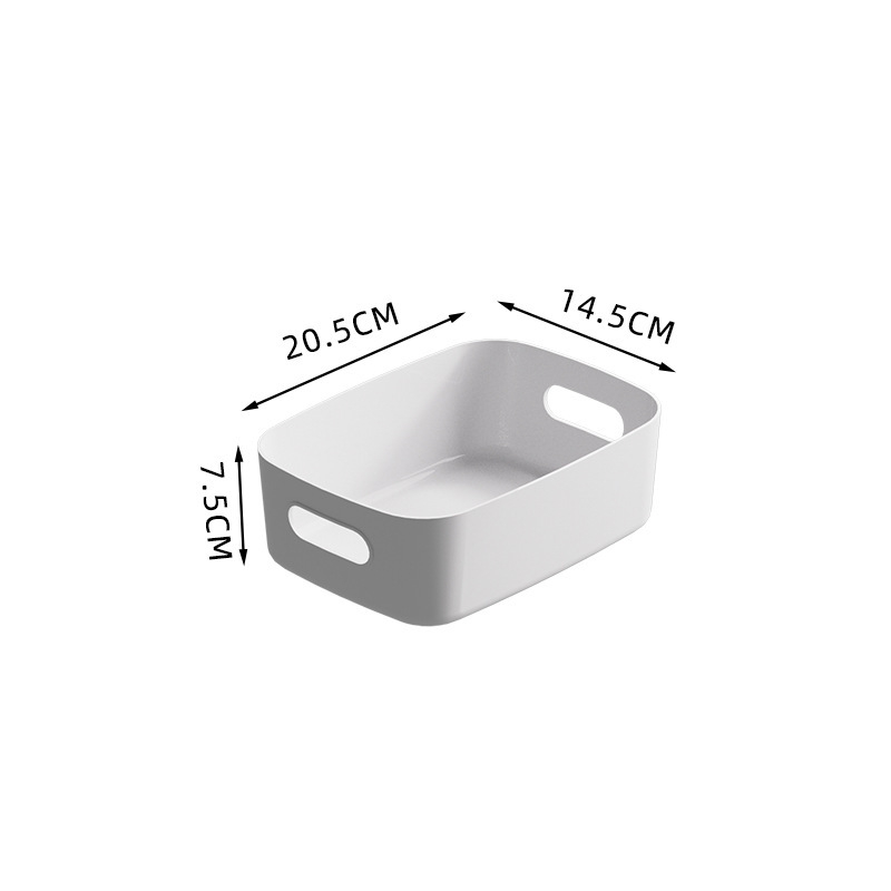 Cutie de depozitare pentru birou din ABS, pentru cosmetice, gustări și obiecte mici – deschidere superioară, design modern minimalist