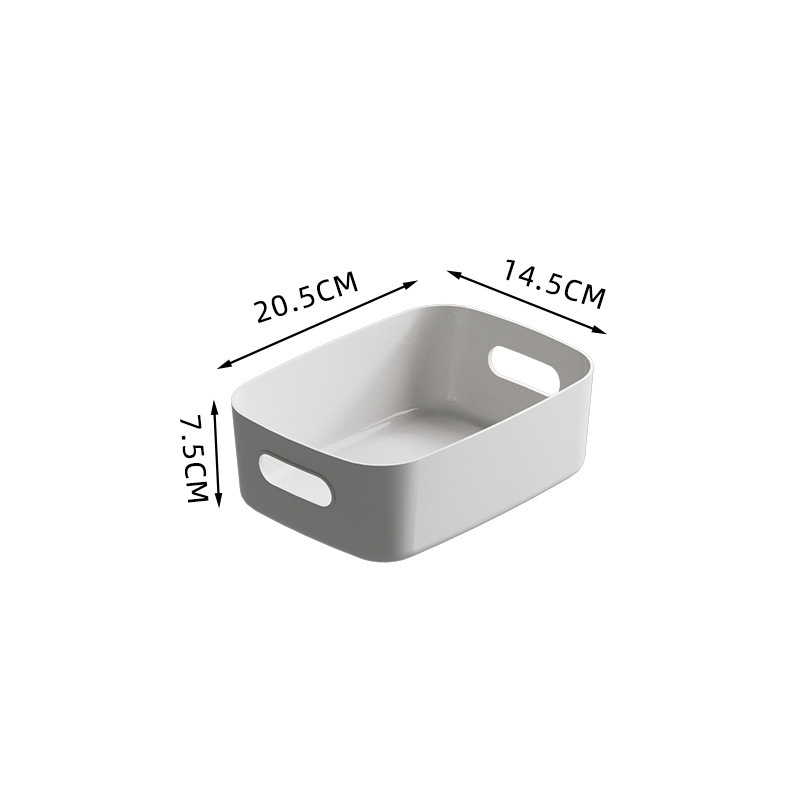 Cutie de depozitare pentru birou din ABS, pentru cosmetice, gustări și obiecte mici – deschidere superioară, design modern minimalist
