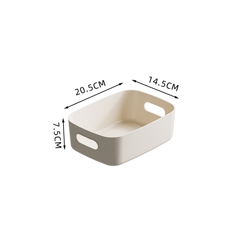 Cutie de depozitare pentru birou din ABS, pentru cosmetice, gustări și obiecte mici – deschidere superioară, design modern minimalist
