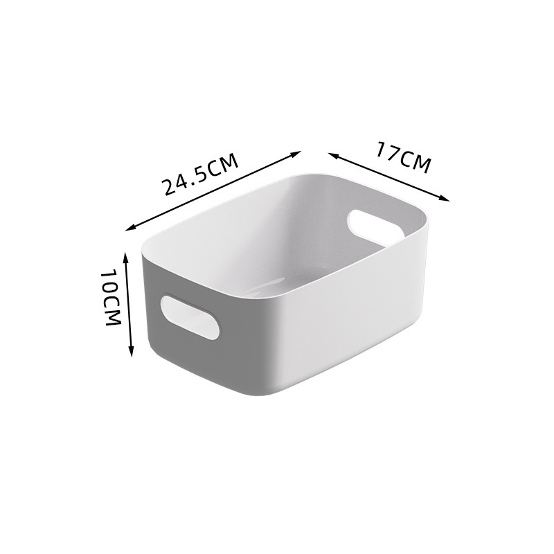 Cutie de depozitare pentru birou din ABS, pentru cosmetice, gustări și obiecte mici – deschidere superioară, design modern minimalist