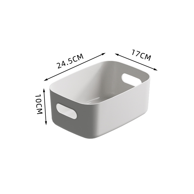 Cutie de depozitare pentru birou din ABS, pentru cosmetice, gustări și obiecte mici – deschidere superioară, design modern minimalist