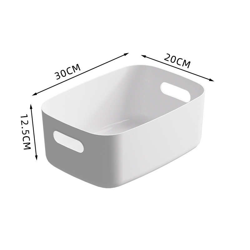 Cutie de depozitare pentru birou din ABS, pentru cosmetice, gustări și obiecte mici – deschidere superioară, design modern minimalist