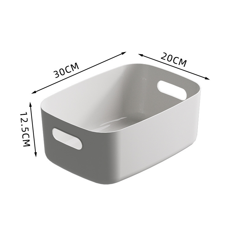 Cutie de depozitare pentru birou din ABS, pentru cosmetice, gustări și obiecte mici – deschidere superioară, design modern minimalist