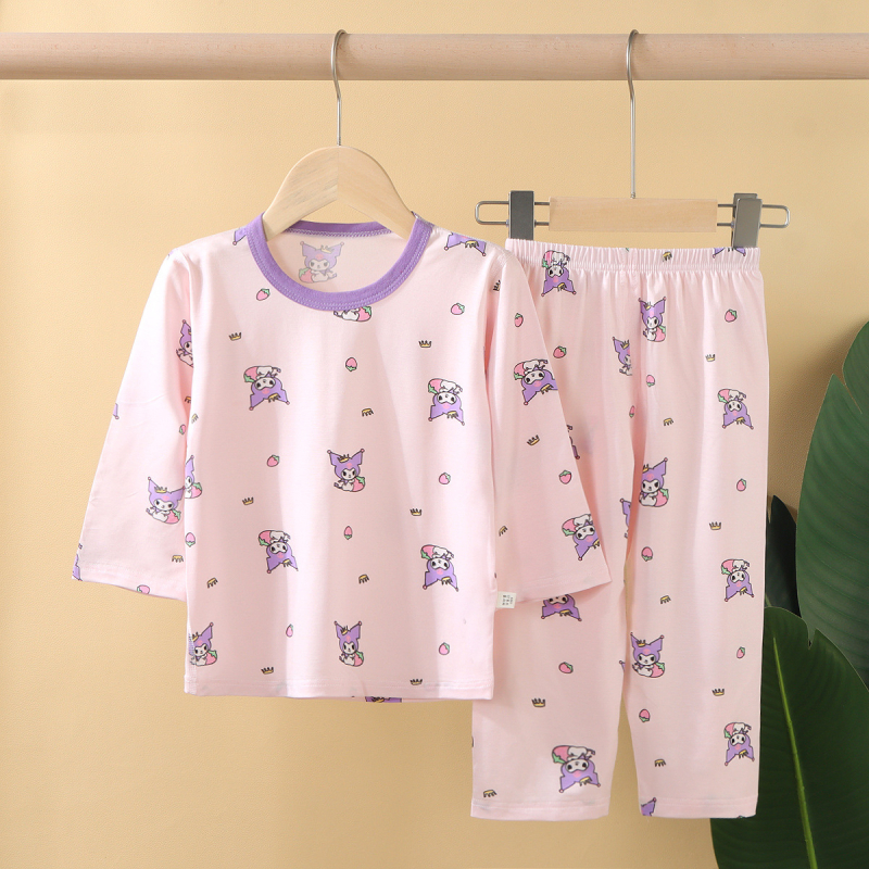 Dječje ljetne pidžame od Tencel Lyocell – unisex s dugim rukavima, kućna odjeća za djecu 3–8 godina, uzorci: životinje, pruge, crtići, avatar