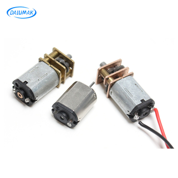 GA12-N20 csökkentő motor encoderral, N20 DC motor fém fogaskerekekkel – teljesen fémből készült motor intelligens kocsihoz