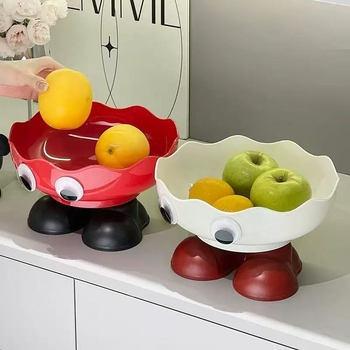Tava de fructe pentru living – design nou, stil lux ușor pentru masă de cafea, farfurie de fructe de înaltă calitate, potrivită pentru bomboane și fructe uscate
