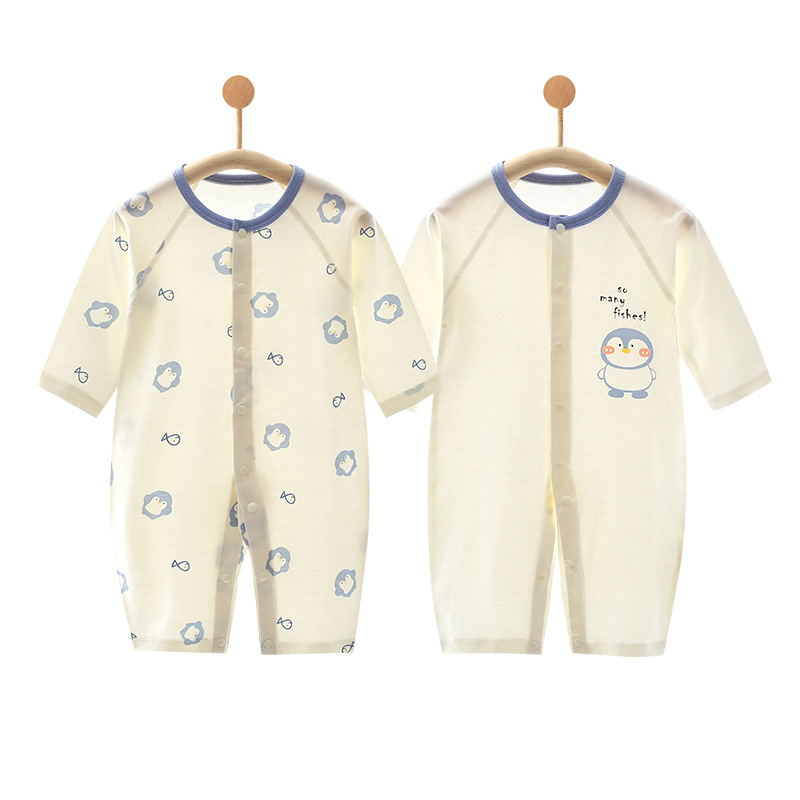 Nou-născuți: body de vară din bumbac subțire, 100% bumbac, mâneci lungi, unisex, 0–12 luni