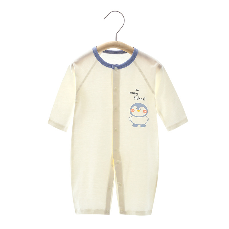 Nou-născuți: body de vară din bumbac subțire, 100% bumbac, mâneci lungi, unisex, 0–12 luni