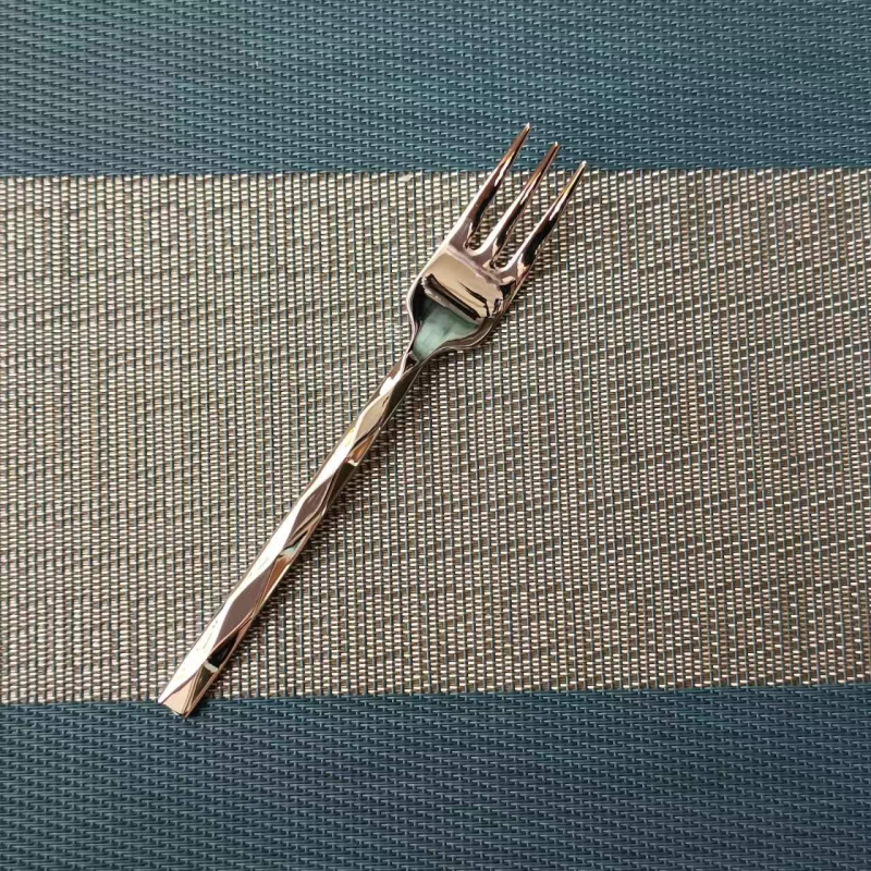 Set cuțite și furculițe pentru steak, mâner diamant din oțel inoxidabil 304, veselă de lux pentru restaurante occidentale și hoteluri, turnare-forjare, achiziție en gros