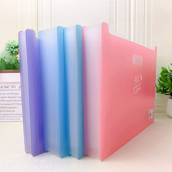 Organizator de fișiere cu acordeon pentru birou, 13 secțiuni, 6 buzunare, PP material