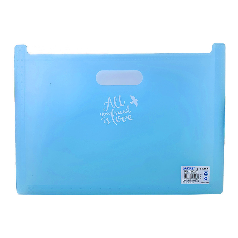 Organizator de fișiere cu acordeon pentru birou, 13 secțiuni, 6 buzunare, PP material