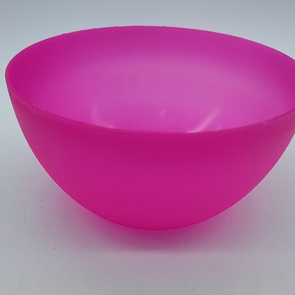 Farfurie de picnic din plastic, farfurie pentru fructe și bol pentru salată – rotundă, diametrul 15 cm, veselă de masă, potrivită pentru microunde