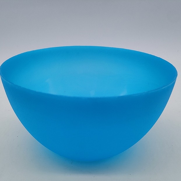 Farfurie de picnic din plastic, farfurie pentru fructe și bol pentru salată – rotundă, diametrul 15 cm, veselă de masă, potrivită pentru microunde