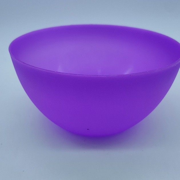 Farfurie de picnic din plastic, farfurie pentru fructe și bol pentru salată – rotundă, diametrul 15 cm, veselă de masă, potrivită pentru microunde