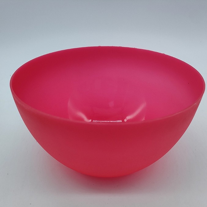 Farfurie de picnic din plastic, farfurie pentru fructe și bol pentru salată – rotundă, diametrul 15 cm, veselă de masă, potrivită pentru microunde