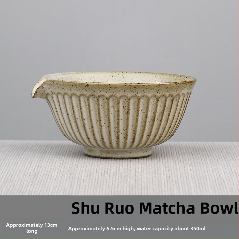 Vas de matcha în stil japonez, set cu suport pentru telul de bătut ceai, unelte ceramice pentru ceai și accesorii pentru ceremonia ceaiului, tel cu 100 dinți, perie și linguriță de ceai