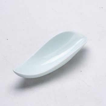 Suport ceramic glazurat în formă de frunză pentru ceai, separator pentru ceai – accesorii pentru ceremonia Kung Fu, șase domni