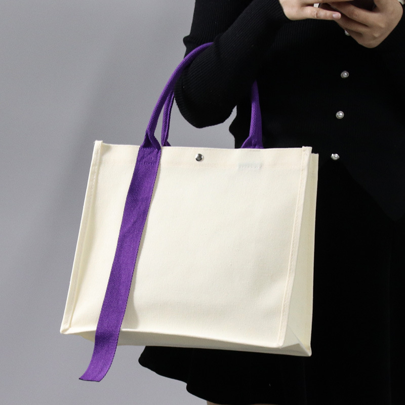 Geantă Tote din pânză, personalizată cu imprimare a logo-ului, ecologică, design 3D