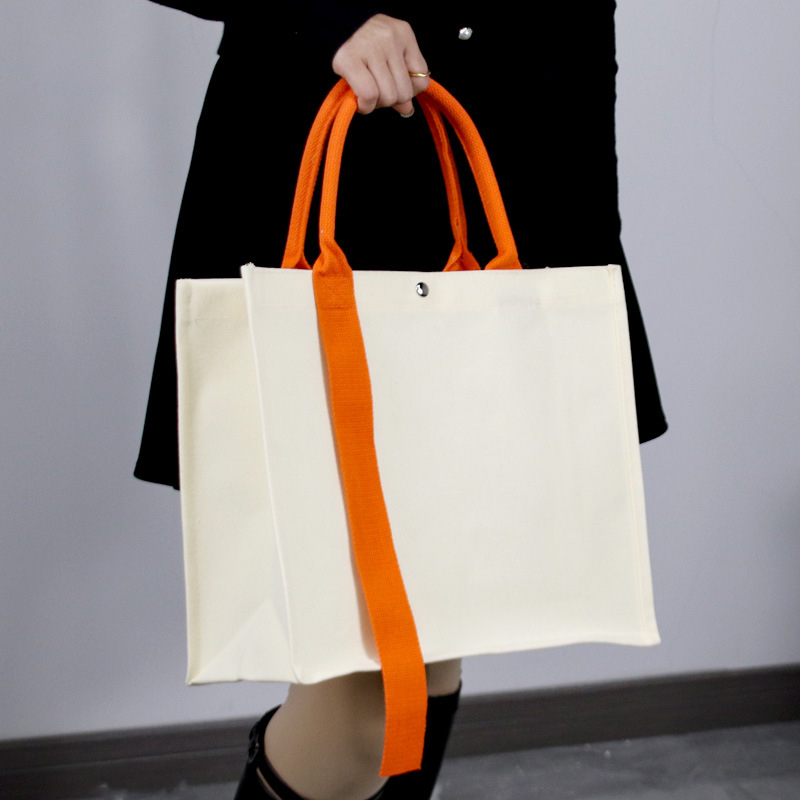 Geantă Tote din pânză, personalizată cu imprimare a logo-ului, ecologică, design 3D