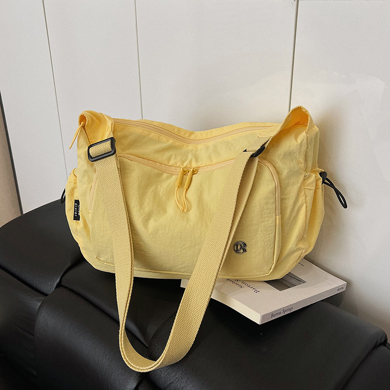 Ženska crossbody torba od najlona, jednobojna, velika zapremina, casual, svestrana