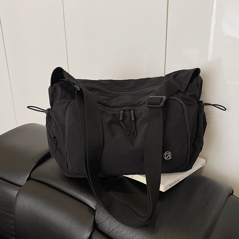 Ženska crossbody torba od najlona, jednobojna, velika zapremina, casual, svestrana