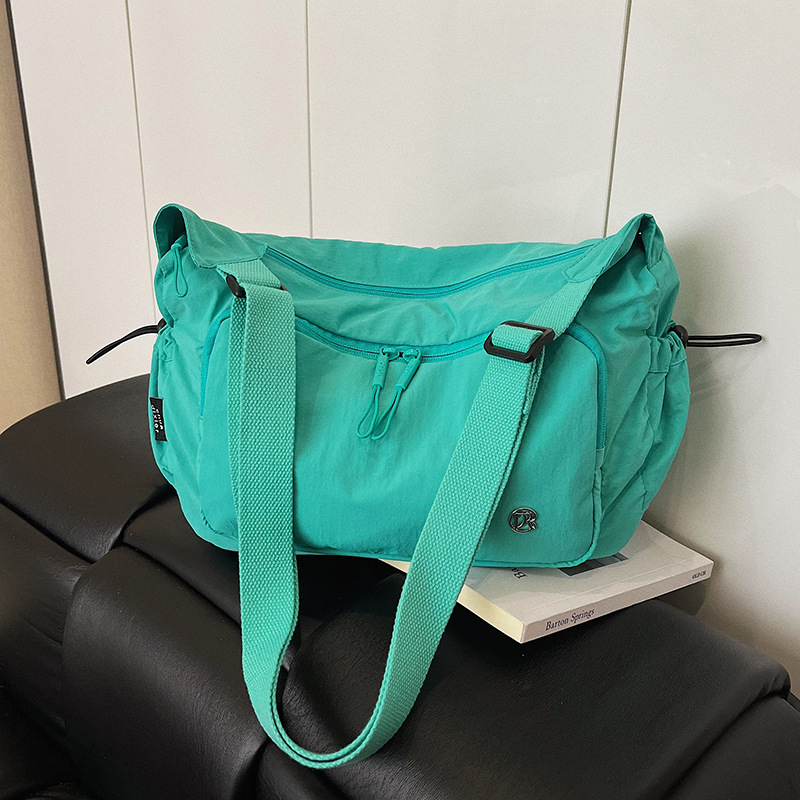 Ženska crossbody torba od najlona, jednobojna, velika zapremina, casual, svestrana